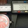 VINTAGE REFURBISHED SEIKO 5 AUTOMATIC 6309A JAPAN MENS RED DIAL WATCH A440741-4