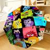 Happy Tree Friends Anniversary Umbrella 8-Frame for Travel, Camping, Casual Lightweight Portable Umbrella, Essential for Every Family Holidays Gift