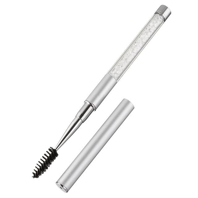 1PC Crystal Eyelash Brush Mascara Wands Applicator Spoolers Eye Lashes Extension