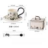 Medium Style Ceramic Coffee Cup Saucer Set One Cup One Saucer Coffee Cup Light Luxury High End Mug Gift Cup