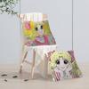 Manga Candy Cartoon Pillow Covers Cartoon Sofa Decorative Home Double-sided Printing Short Plush Cute Cushion Cover