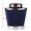 76mm Auto Umgerüstet Winter Pilzkopf Luftfilter Ansaugrohr Filter High Flow Hoch Kaltluftfilter Aluminium Rohr Kit
