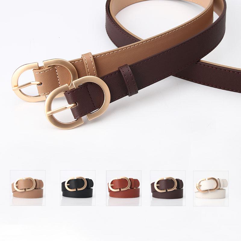 "Korean Style Women's Versatile Imitation Leather Belt – Trendy, Simple, Decorative Waist Accessory"