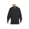 Nike Logo Print Pullover Hoodie Men Tops Black DX0026-010