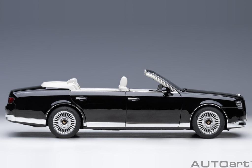 AUTOart Toyota Century Convertible Kamui Eternal Black Finished Product 1/18