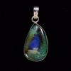 Natural Aurora Opal 25.65 Ct 925 Sterling Silver Pendant best Gift