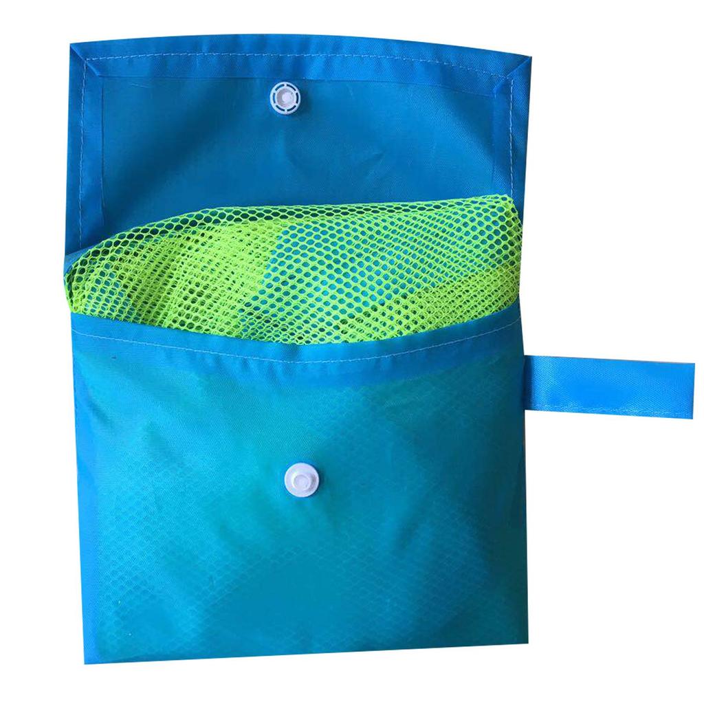 Large Capacity Mesh Beach Bag for Kids - 9 Colors, Foldable Storage for Toys & Clothes