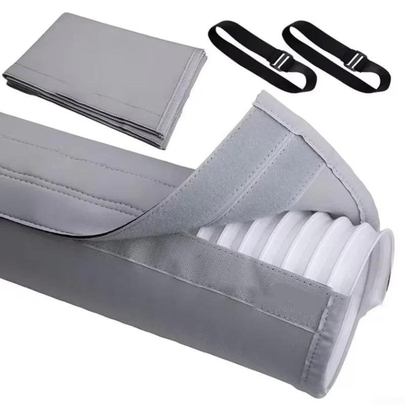 

For Portable AC for 5In&5.9In Diameter Air Conditioner Hose Cover Wraps AC Hose Duct Vent Cover - Sleeve Insulated Cover сірий