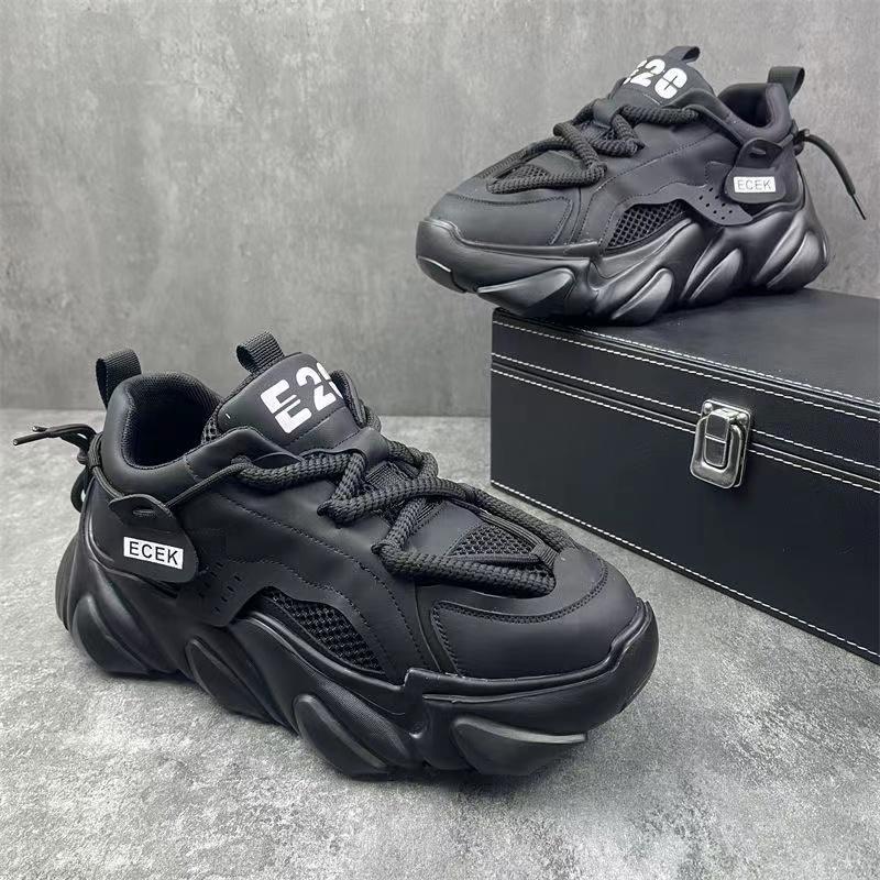 

Мужские массивные кроссовки, повседневные дизайнерские кроссовки, модная нескользящая обувь класса люкс для мужчин, вулканизированная обувь Zapatos De Hombre 39