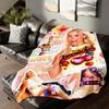Pătură Singer Zara Larsson Midnight Sun Pentru Canapea Birou Pat Avion Călătorie Somn Citit Relaxare Camping Moale Și Călduroasă