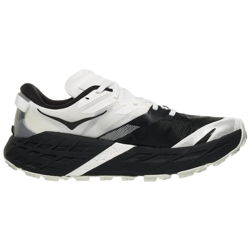 Hoka One One Speedgoat 7 Men Running Shoes Black White 1171928-BWHT