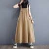 Sleek Summer Korean-Style Plus-Size Spaghetti Strap Overalls Dress