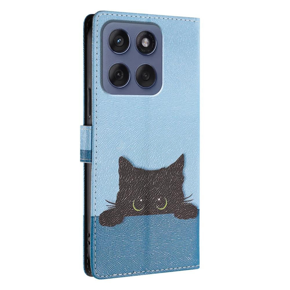 Cartoon Magnetic Leather Wallet Case for Moto Edge 5G UW 2025 30 40 50 60 70 Neo X30 Pro 2025 G Play 2026 Ultra Fusion Cover