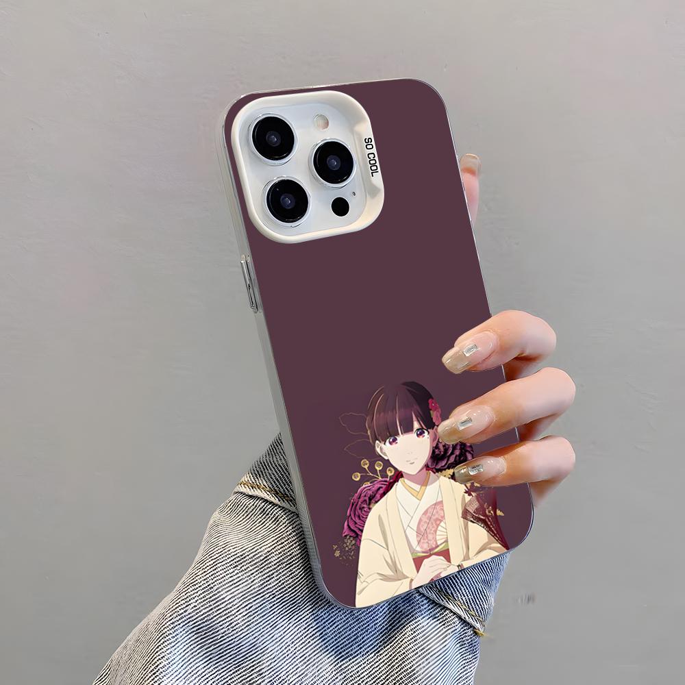 Custodia per Telefono Anime My Happy Marriage Per IPhone 17 Pro Max 15 Pro 16 14 Plus 12 13 Mini 11 Pro Cover Colorata Antiurto