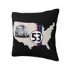 Herbie 53 Classic Racing Car Logo Cushion Cover Soft Polyester Throw Pillow Case For Sofa Car Seat Decoration Bedding Pillowcase
