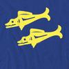 Legends of the Hidden Temple Unisex Adult Blue Barracudas T-Shirt