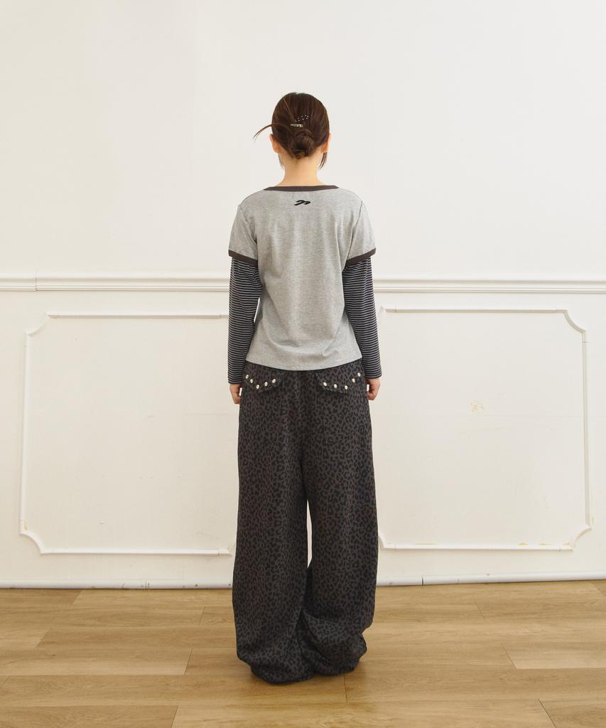 Tansanmageunesyum Juyoung X Tansan Ringer Layered Long Sleeve (Gray)