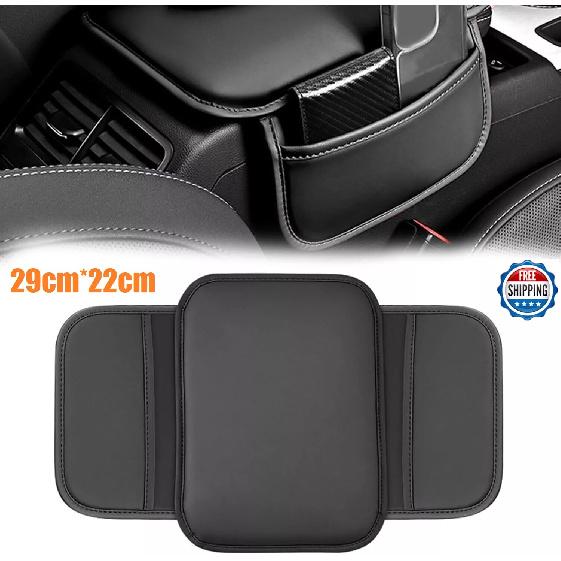 Car Armrest Cushion Cover Leather Center Console Box Pad Protector Accessories