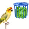 1Pc Parrots Feeder Basket Perch Stand Holder for Bird Supplies Container Pet Feeding Supplies