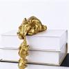 Miniature Elephant Resin Figurine Home Decoration Micro Landscape Design Garden Ornament Shelf Accent Sculpture