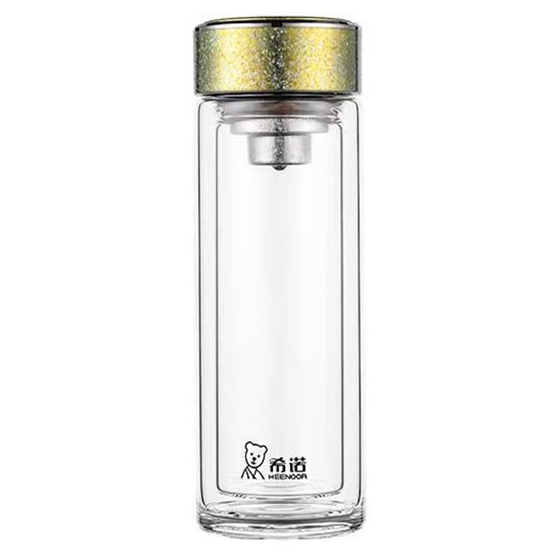 Xinuo 320mL Double-Layer Glass Tea Infuser Cup