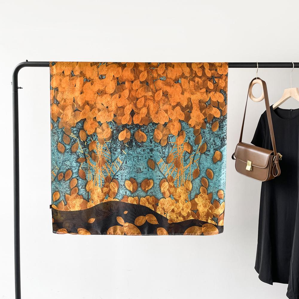 

180 * 90 см летний женский новый средний или длинный шарф шаль дышащий солнцезащитный модный универсальный премиум шелковый шарф 90*180CM