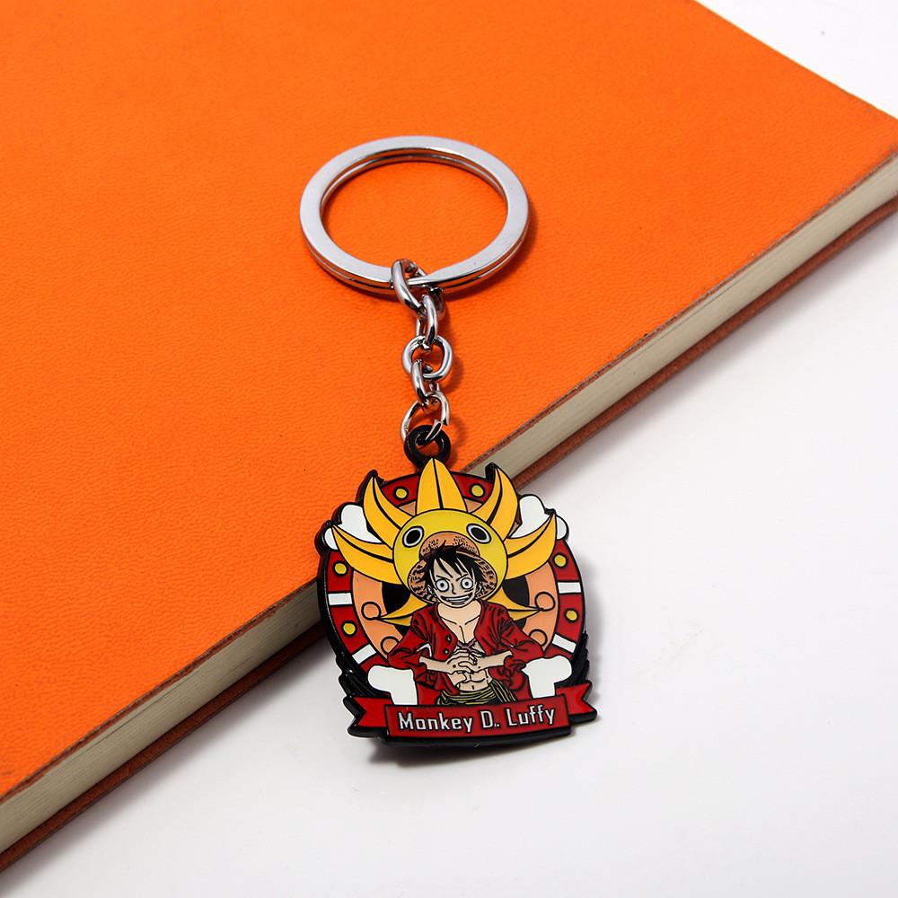 One Piece Monkey D Luffy Keychain Metal Pendant For Gift And Souvenir