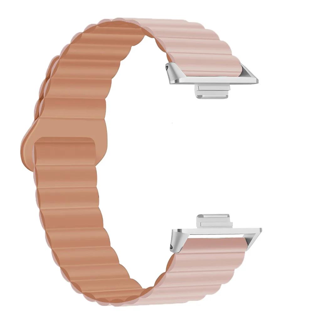 Silicone Strap For Huawei Watch Fit4 Magnetic Loop Band Watchband Correa Men Women Sport Bracelet For Huawei Fit3 2 Accessories