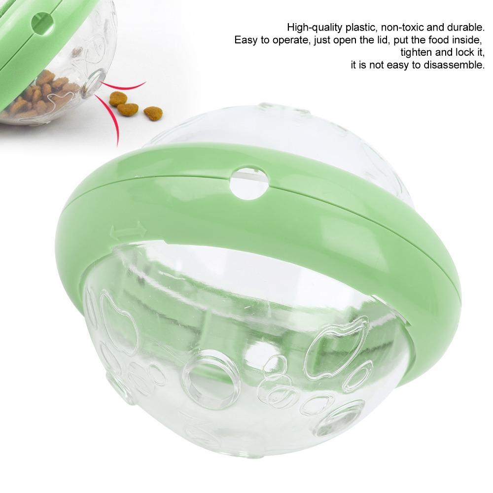 Anti-tip Flying Saucer Pet Toy Flying Saucer Shaped Interactive Chew Toy  Slow Feeding