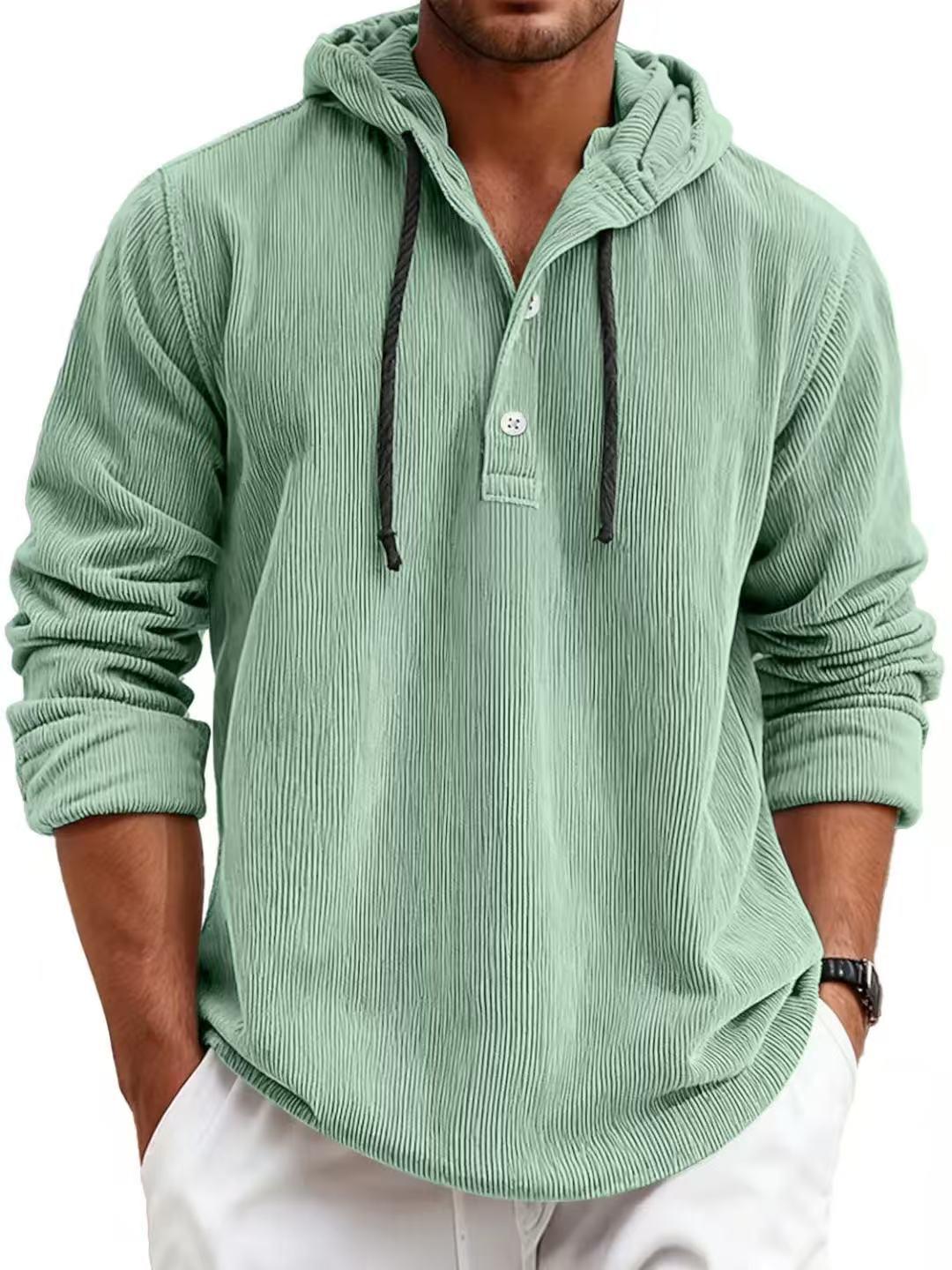 

Men s Casual Hoodie 2025 L світло-зелений колір