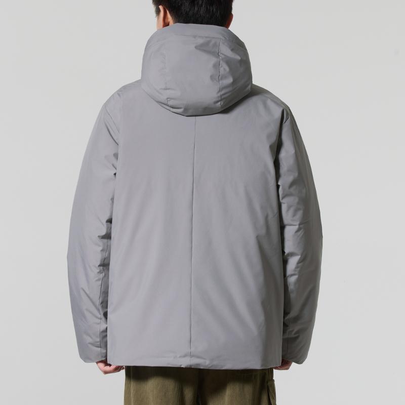 adidas Hooded Sports Casual Zipper Long Sleeve Down Jacket Men Outerwear KQ5503