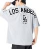 New Era Drop Shoulder Tee 15171181 NER35A2954 LA Snow Gray Black Oversized MLB Apparel L T-Shirt S/S