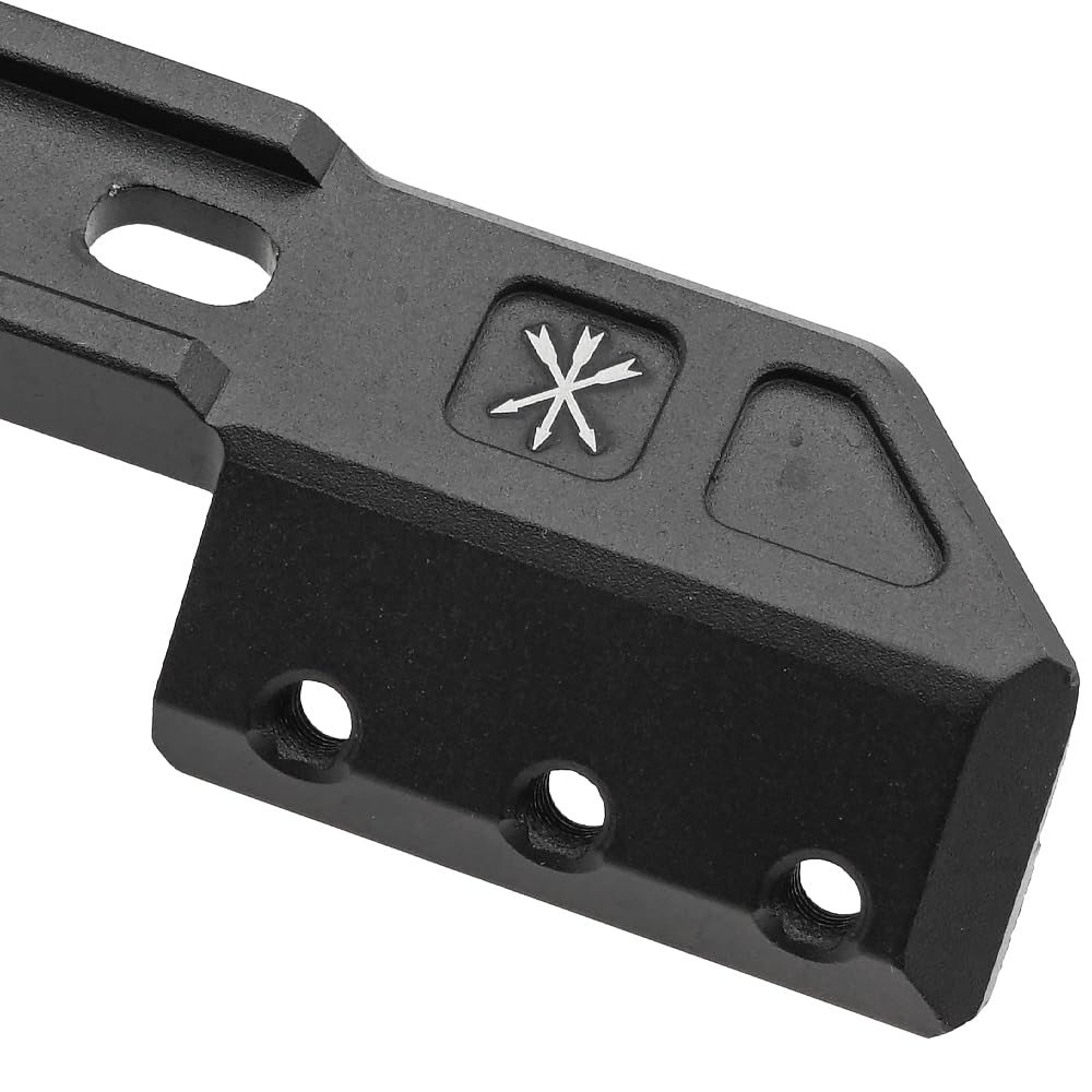 Ryohin Takehin UNITY Type Offset Light Mount Replica for Fusion Micro Hub, Right Offset, Black (LightWing Adapter Right)