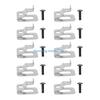 Y5GD 10Pcs Nonrust Steel Tool Clip Suitable with 20V Largest Drill Driver Power Tool Belt Holders Waist Clip Set