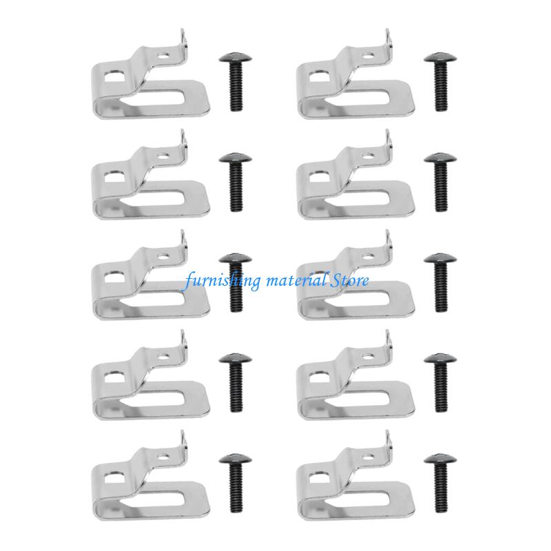 Y5GD 10Pcs Nonrust Steel Tool Clip Suitable with 20V Largest Drill Driver Power Tool Belt Holders Waist Clip Set