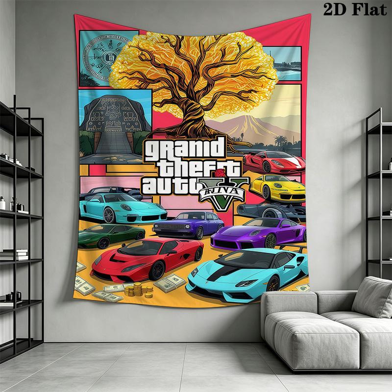 Grand Theft Auto V Urban Chaos Bedding 1 Duvet Cover 2 Pillowcase Without Core Soft And Comfortable Bedding Set Christmas Birthday Gift