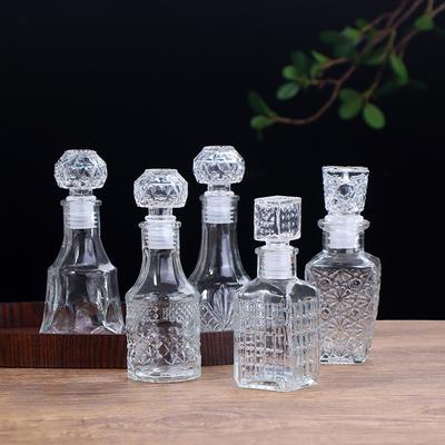 1 Adet 100/150Ml Şeffaf Cam Bardak Viski Dekanteri Parti Bar Eşyaları Viski Cam Şişesi Likör İskoç Burbon Bar Eşyaları