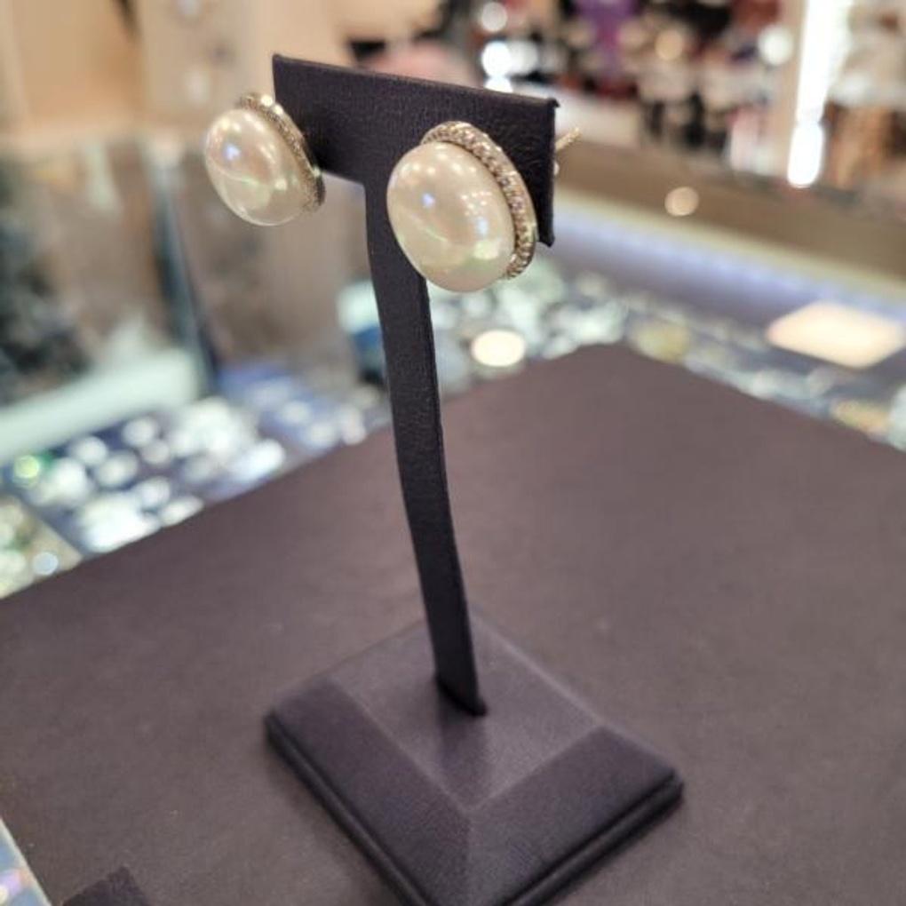 ARTRIA Pearl Cubic Line Post-E Earrings CHAERJJ0002WHF