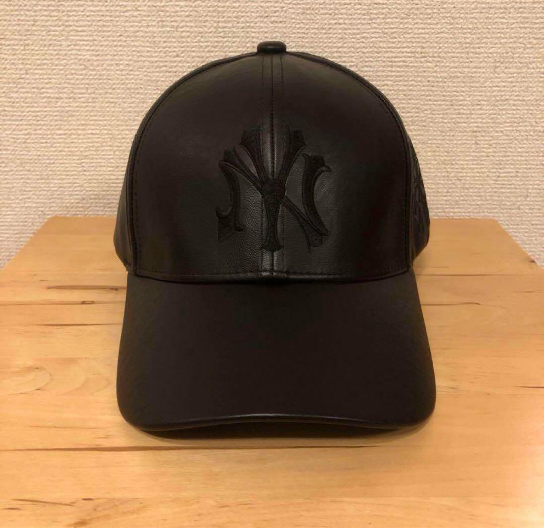 

[USED] dualism chrome leather cap