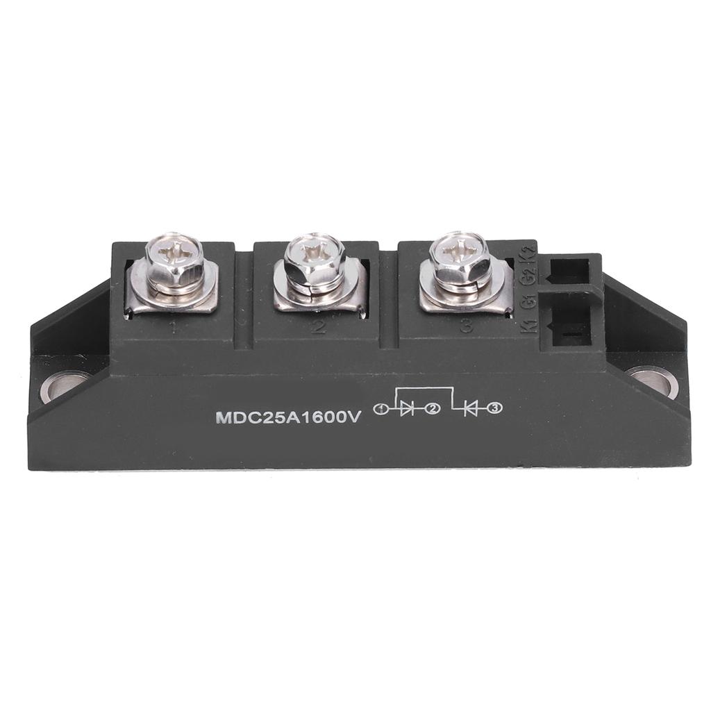 Gleichrichtermodul 3 Anschlüsse Gleichrichtung Stromkreis Steuerzubehör MDC25A 1600V