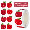 Cute Cartoon Stickers Roll 500 Pcs 8 Lovely Designs For Teacher Rewards Kids Class Party Decor Accessories Gift