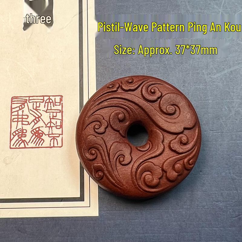 **High-Quality Fragrance Tablet Car Ornament with Wave Pattern**