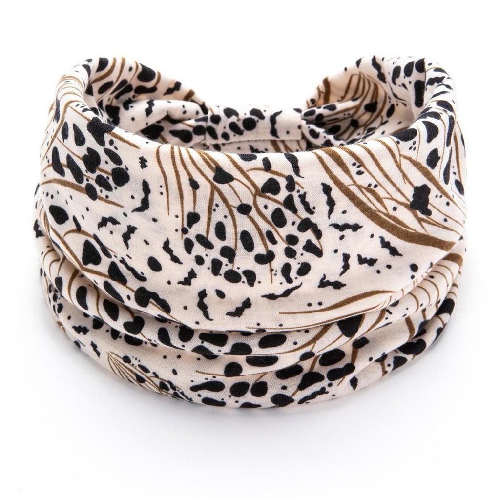 Bohemian Sweat-Absorbing Elastic Cotton Headband for Women - European & American Yoga Sport Hair Accessory