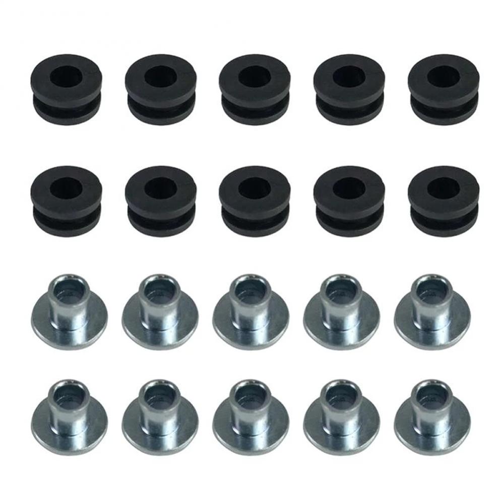 Assortment Fastener Fairing Bolt Motorcycle Rubber Grommets M6 Grommets Pressure Relief Cushion