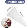 4 Pack Reble Pastry Piping Bags 16" Large Cotton Cake Decorating Icing Bags White Frosting Icing Piping Bag Decorating Frosting Hangable Baking
