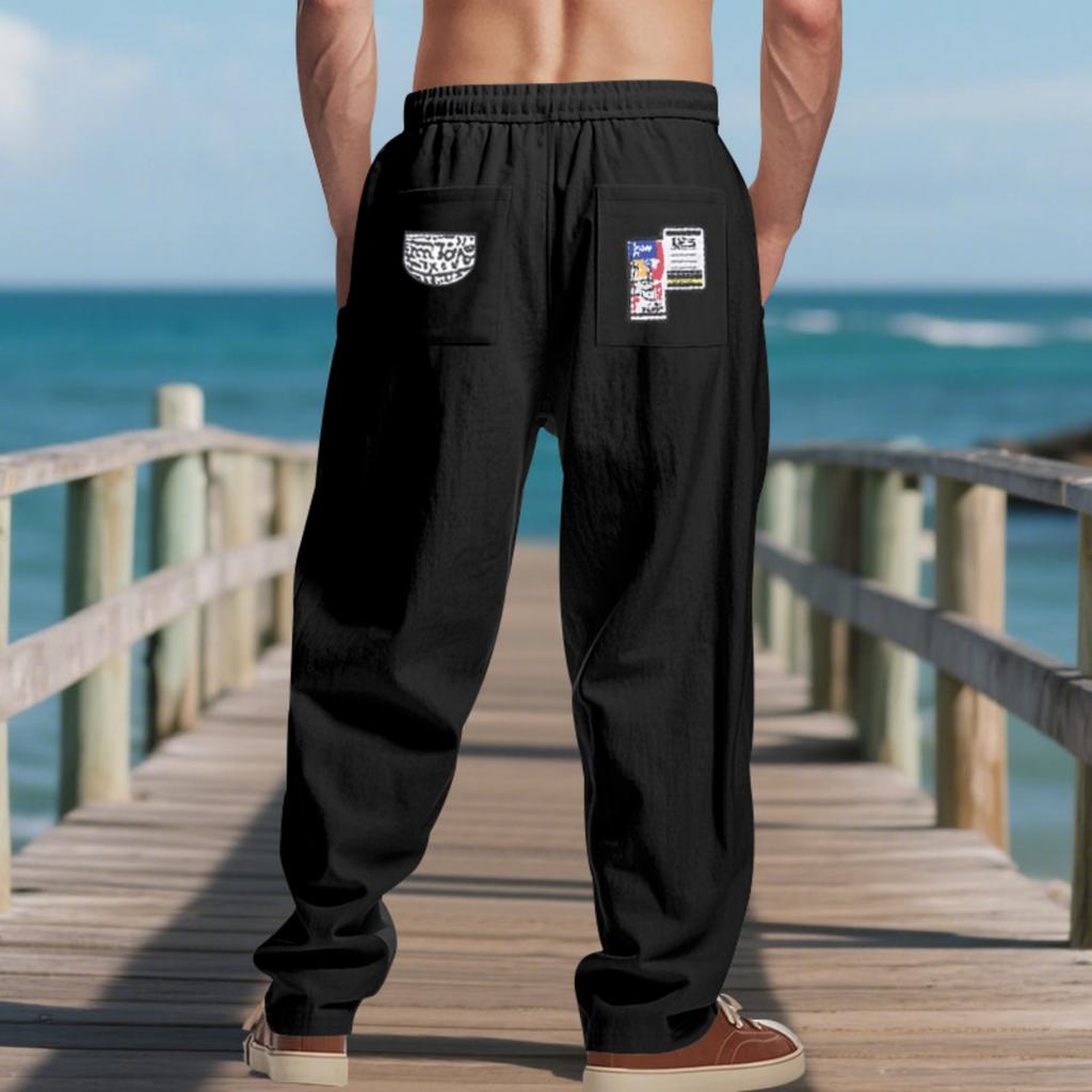 Men's Casual Cargo Pants Workout Joggers Stretch Sweatpants Casual Hiking  Pants With Multi Pockets