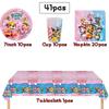 PAW Patrol Birth Date Decor Celebration Supplies Birth Date Celebration Disposable Tableware Collection Paper Board Napkin Balloon Infant Shower Decor