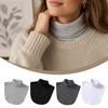 High Neck Fake Collar Knitted Knitted High Neck Collar Fashion Neck Protection Scarf