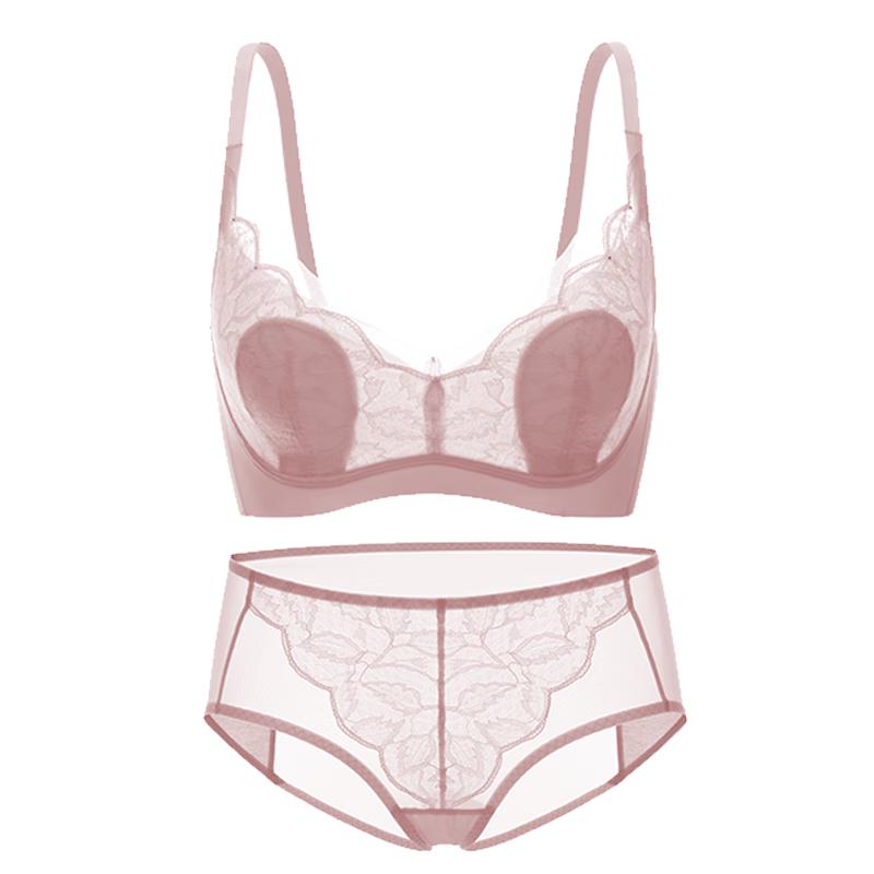 Aimer Oxygen Petals Wire-Free Lace Bra & Panty Set