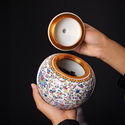 Küchenkanister Lebensmittelvorratsglas Geschenke Dekoration Ornament mit Deckel Feuchtigkeitsnachweise Tank Teedose